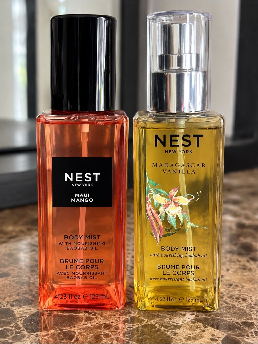 NEST Fragrances Maui Mango & Madagascar Vanilla Body Mists —